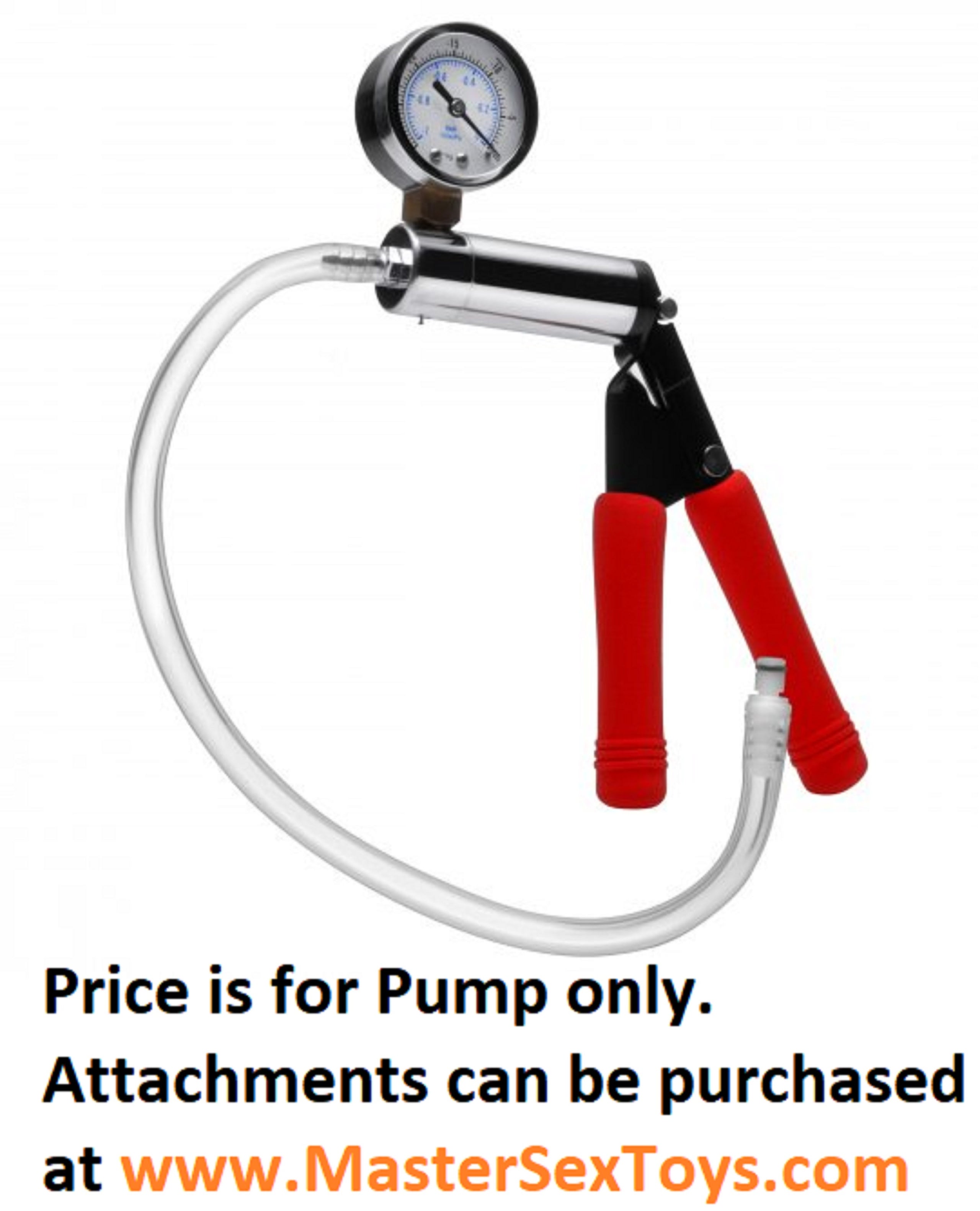 Deluxe Steel Hand Pump For Pussy Vagina Penis Nipples Clit Clitoris